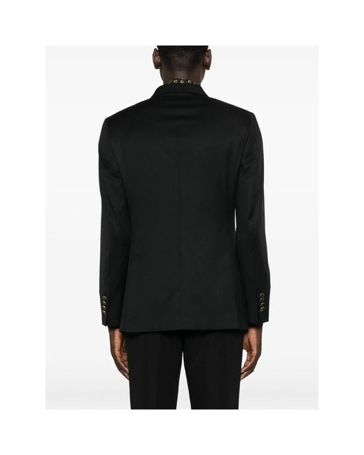 Eraldo Black Double-Breasted Blazer for men