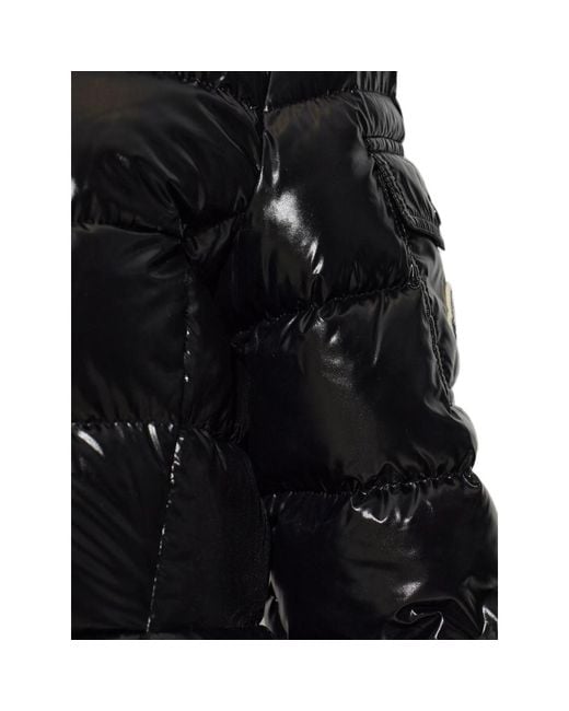 Moncler Black Barante Quilted Hooded Jacket