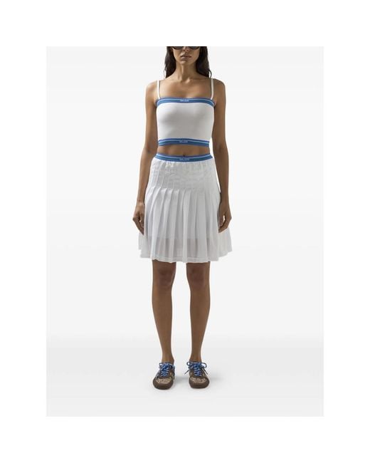 Gcds Gray Polyester Skirt
