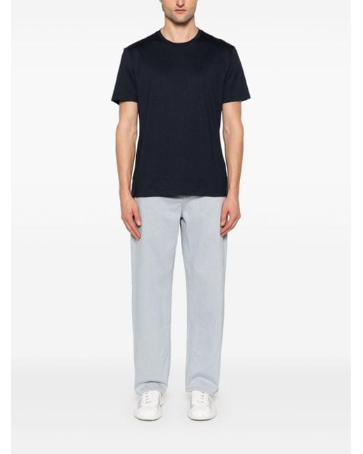 Calvin Klein Blue Cotton Jersey T-Shirt for men