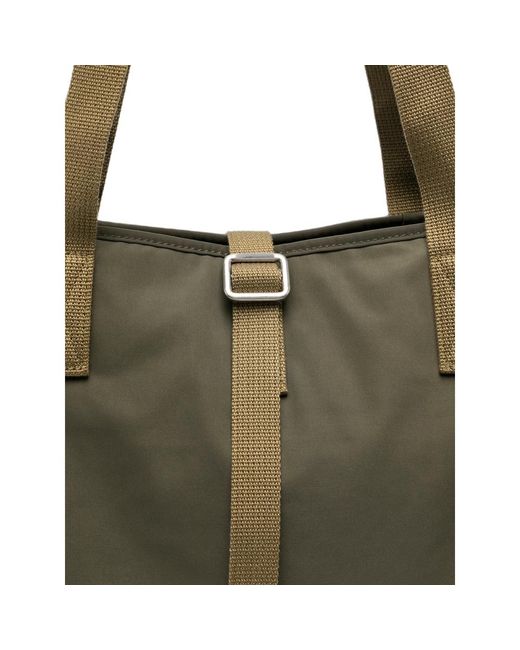 A.P.C. Green A. P.C. Logo-Detail Buckle-Strap Shoulder Bag for men