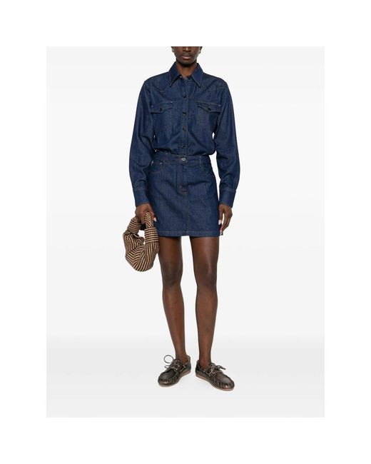 A.P.C. Blue Dresses