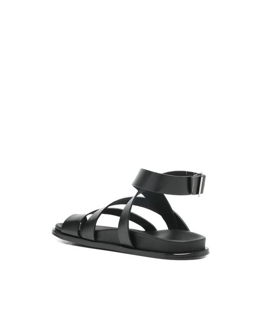 Alohas Black Tide Toe Strap Sandals