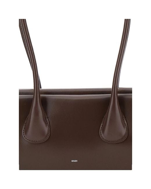 OSOI Brown Leather Shoulder Bag