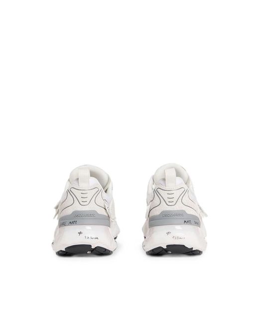 DSquared² White Faster Sneakers for men