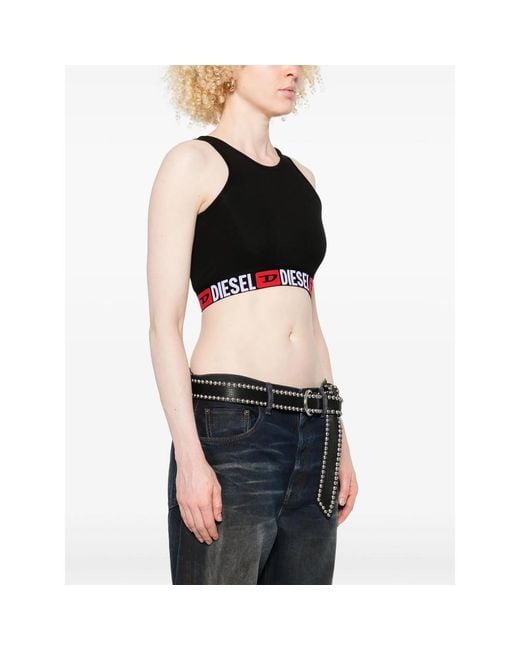 DIESEL Black Sandra-D-Core Tank Top