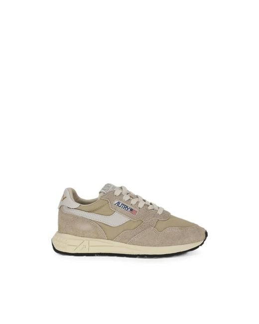 Autry Natural Reelwind Panelled Sneakers