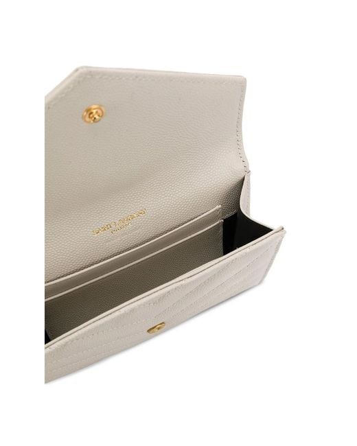 Saint Laurent White Wallets & Purses