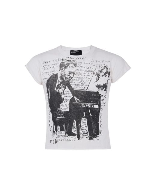 Enfants Riches Deprimes White Graphic-Print T-Shirt for men