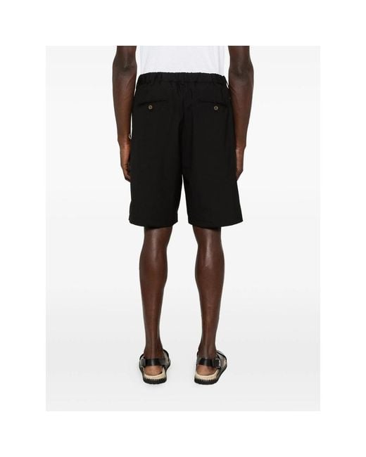 Myths Black Tailored Shorts for men