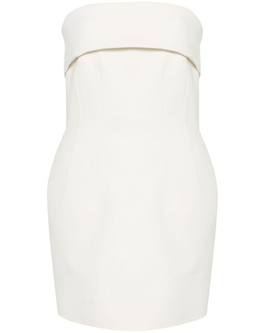 ARMARIUM White Jill Bustier-Style Short Dress