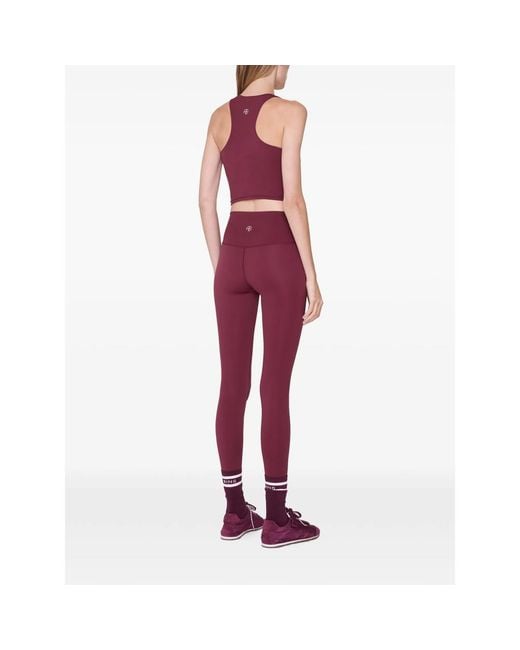 Anine Bing Red Dave Leggings