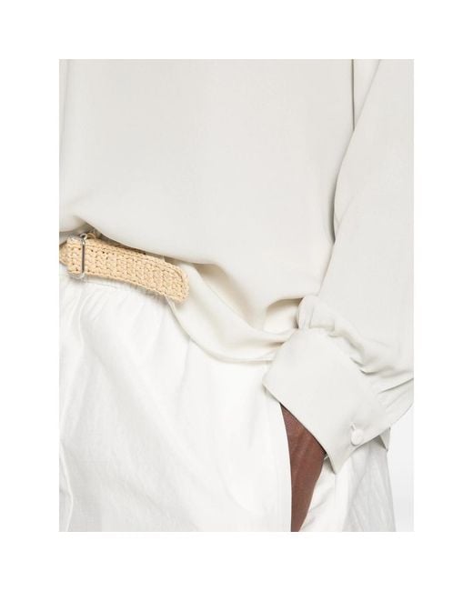 Giorgio Armani White Neutrals Tops