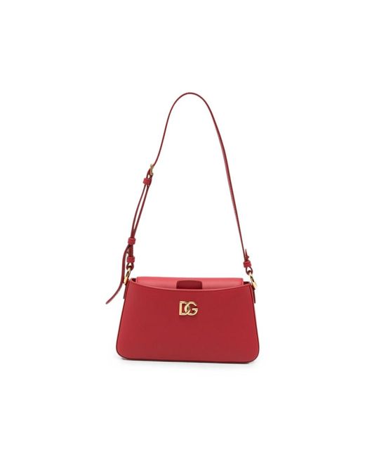 Dolce & Gabbana Red Dolce & Gabbana Shoulder Bags