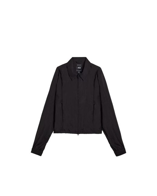 Y-3 Black Collared Zip Jacket