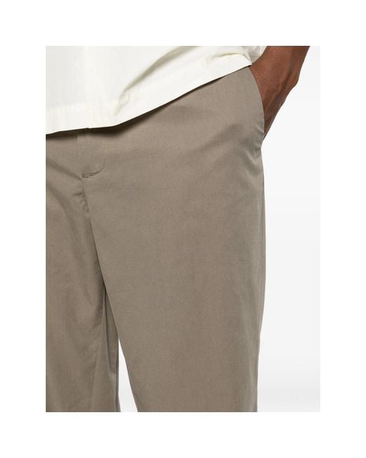 Myths Gray Belt-Loops Trousers for men