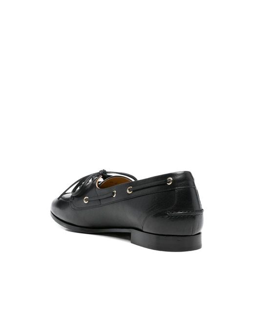 Bally Black Tie-Fastening Loafers for men