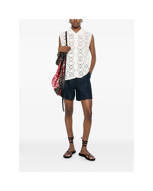 Max Mara Blue Shorts