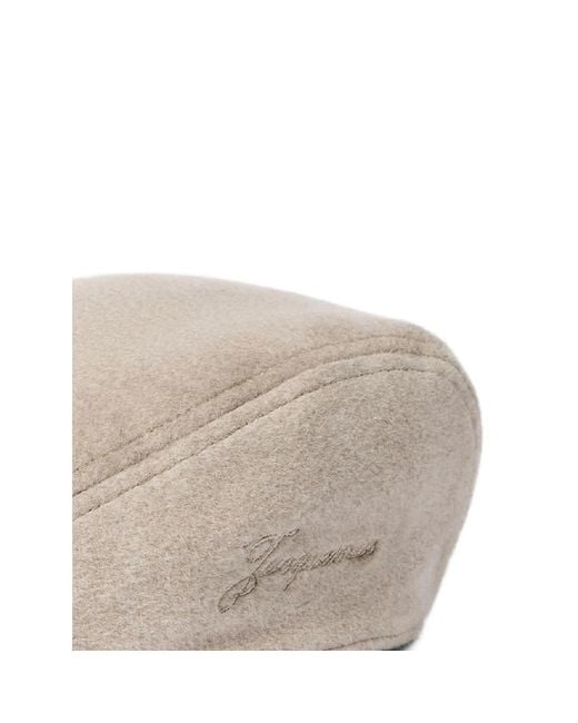 Jacquemus Natural Neutrals Hats for men