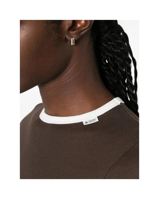 Prada Brown Tops