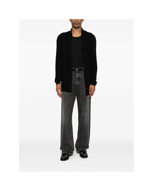 Roberto Collina Black Cardigan for men