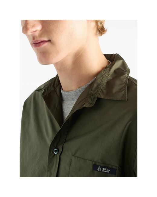 Prada Green Shirts for men