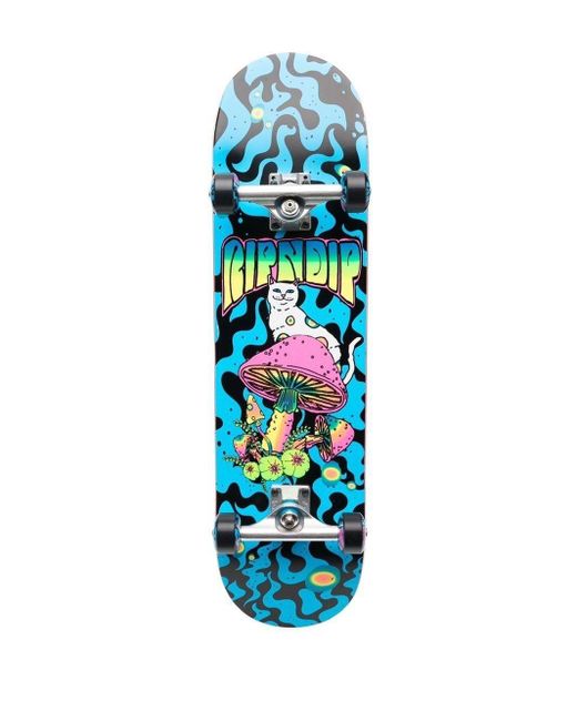 RIPNDIP White Psychedelic Complete Skateboard