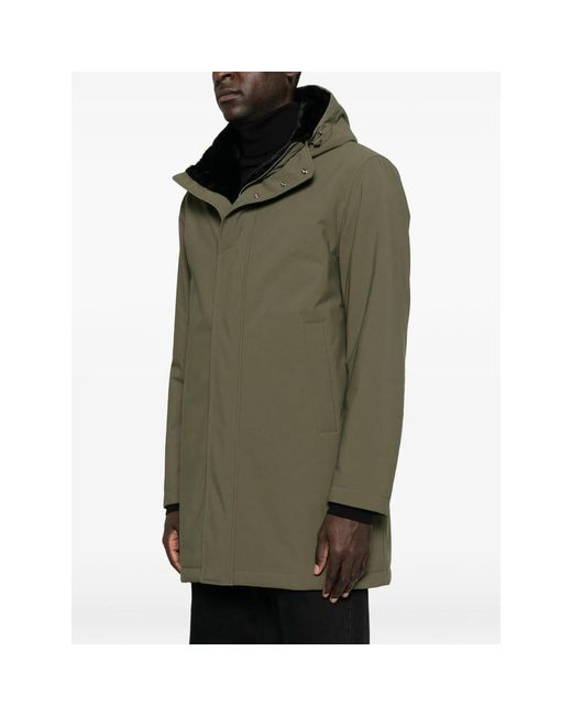 Herno Green Jackets for men