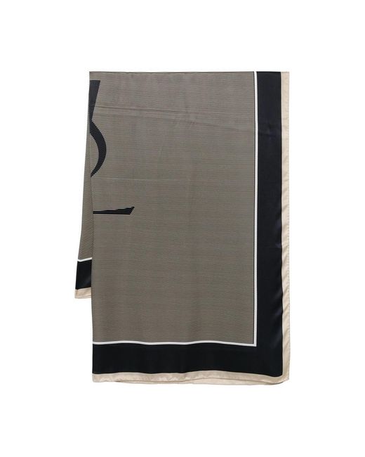 Saint Laurent Gray Scarves for men