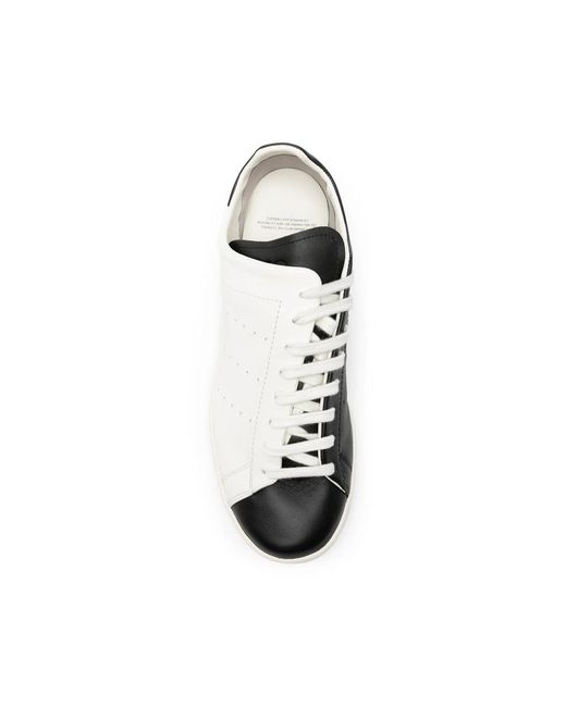 Y-3 White Leather Sneakers for men