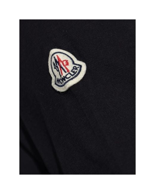 Moncler Black T-Shirts & Vests for men