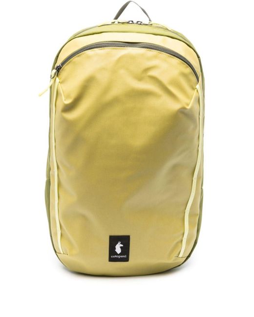 COTOPAXI Yellow Vaya Logo-Patch Backpack for men