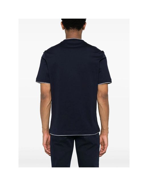Brunello Cucinelli Black T-Shirts & Vests for men