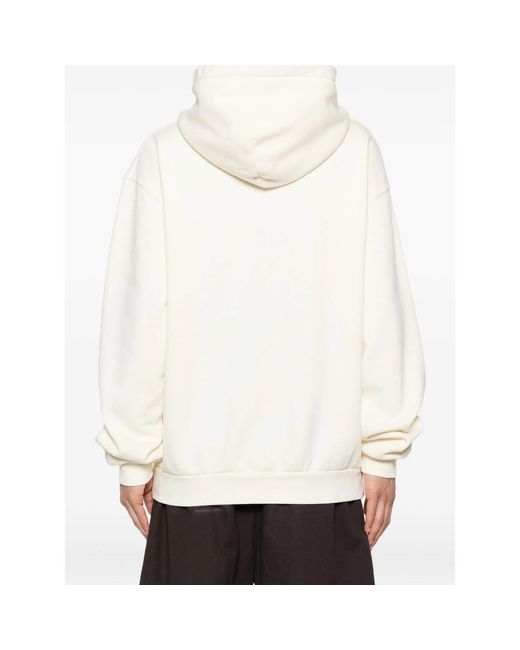 One Of These Days White Graphic-Print Hoodie for men