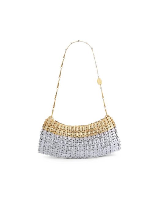 Rabanne White 1969 Skyline Clutch Bag