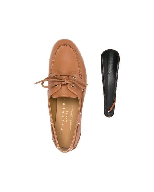 Henderson Brown Miura Boat Shoes