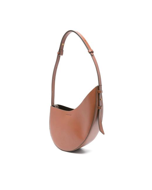 Soeur Brown Small Wino Leather Shoulder Bag