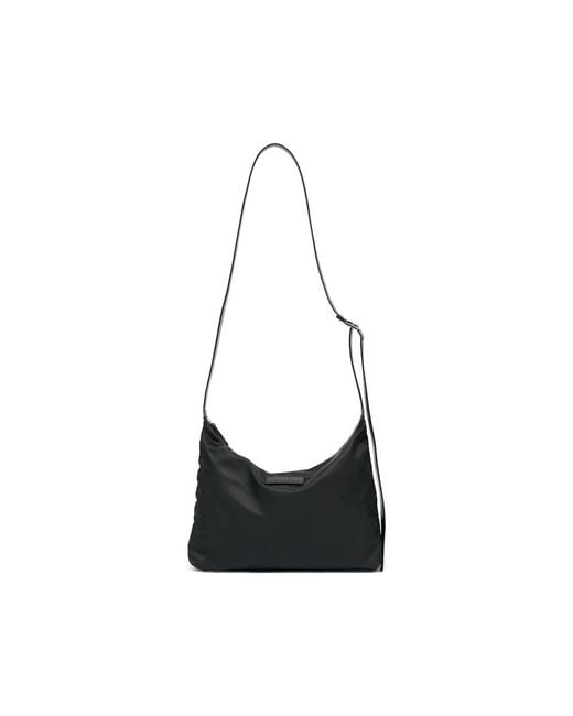 MM6 by Maison Margiela Black Zipped Messenger Bag for men
