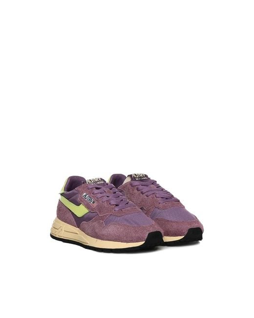 Autry Pink Sneakers Suede
