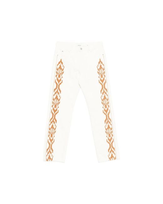Isabel Marant White Denim Neutral for men