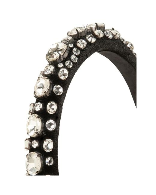 Jennifer Behr Black Luciana Headband
