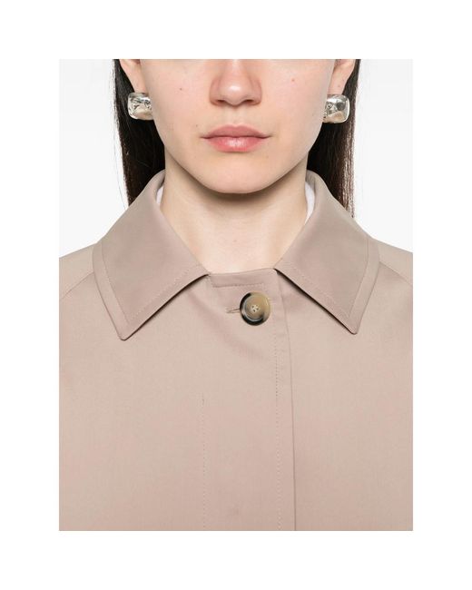 Harris Wharf London Natural Buttoned Coat