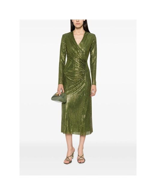 Self-Portrait Green Dresses