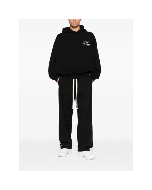 Cole Buxton Black Logo Hooded Sweatshirt for men