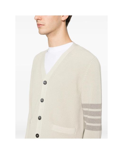 Thom Browne White Neutrals Sweaters & Knitwear for men