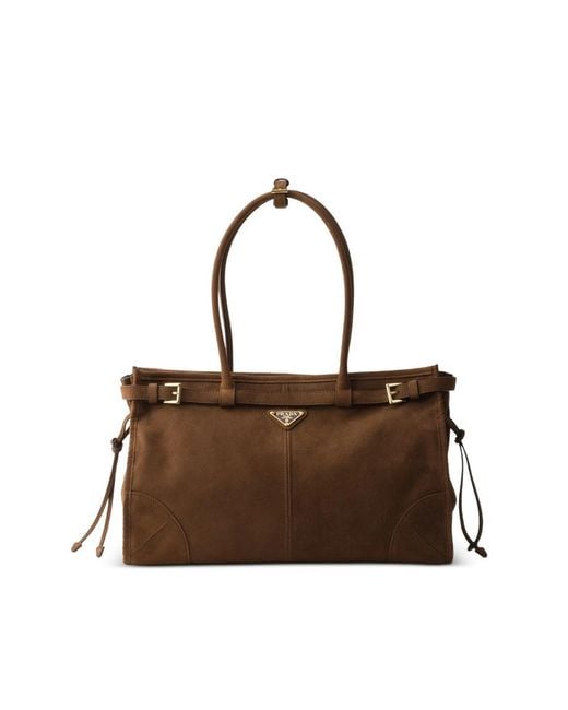 Prada Brown Tote Bags