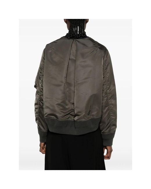 Sacai Black Long-Sleeve Cardigan