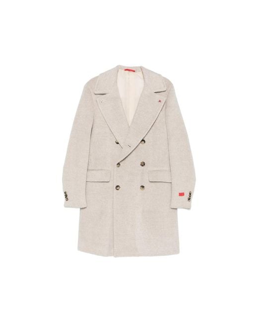 Isaia Natural Neutrals Coats for men