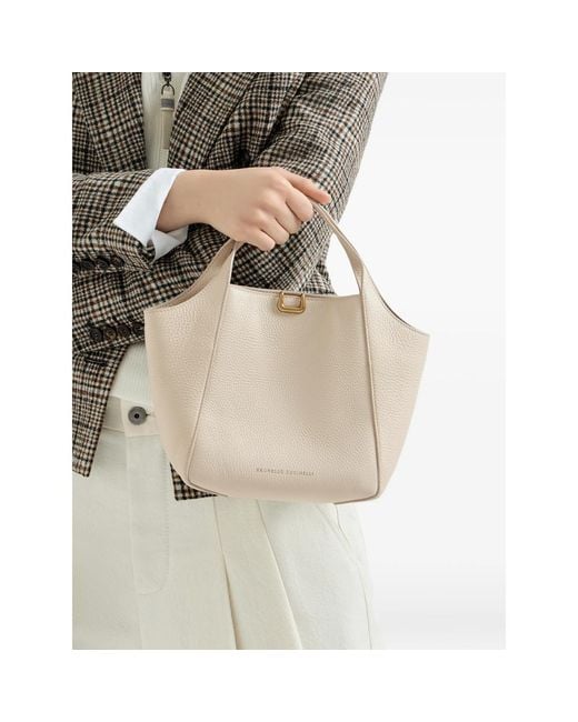 Brunello Cucinelli Natural Neutrals Bucket Bags