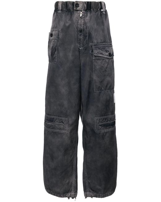 Maison Mihara Yasuhiro Blue Rc-Twill Cargo Trousers for men